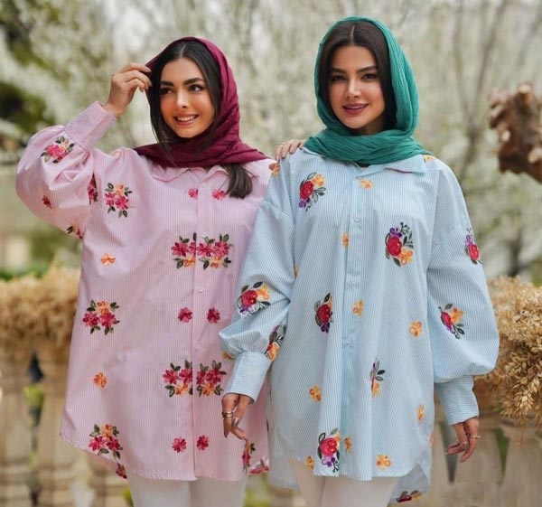 مدل تونیک زیبا جذاب ساده شیک مجلسی زنانه و دخترانه