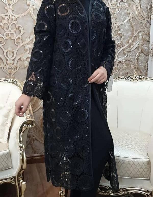 مدل مانتو مجلسی با گیپور زیبا شیک ساده زنانه و دخترانه جدید